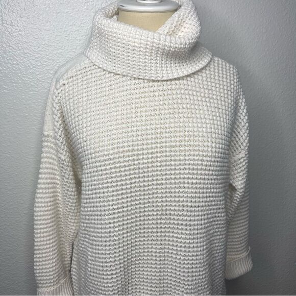 Jack By BB Dakota Loose Knit Cream Sweater Size Large - Picture 6 of 11